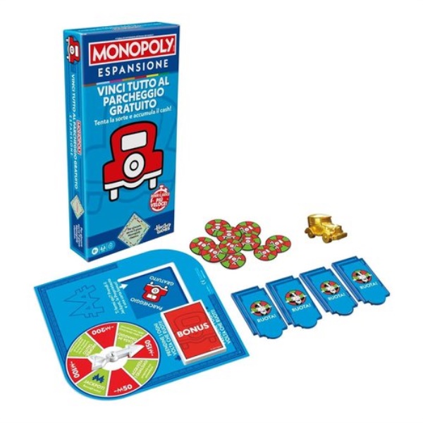 Gioco Hasbro G0718103 MONOPOLY Espansione  Vinci tutto al Parcheggio G