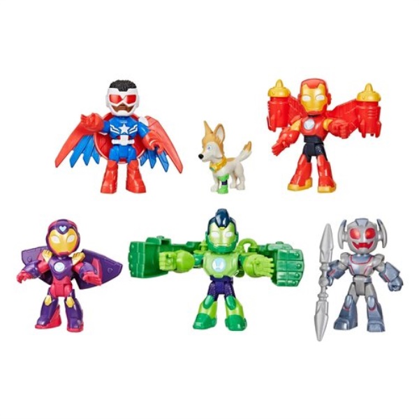 Set personaggi Hasbro G12555L00 MARVEL IRON MAN AWESOME FRIENDS Iron M