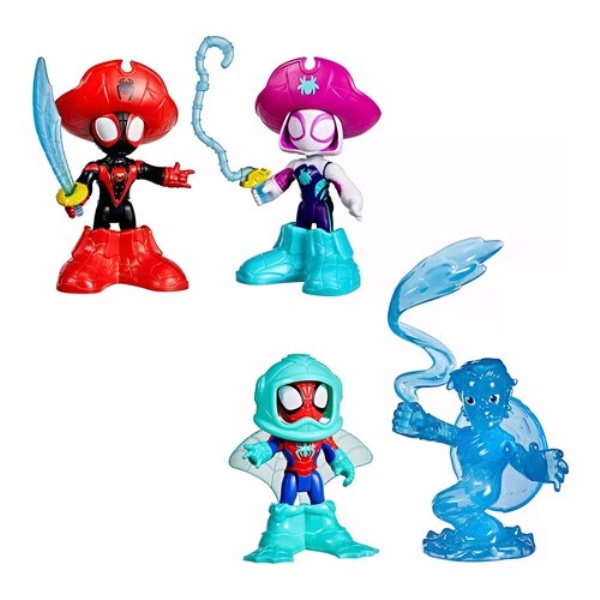 Set personaggi Hasbro G06625L0 MARVEL SPIDEY & AMAZING FRIENDS WATER-W