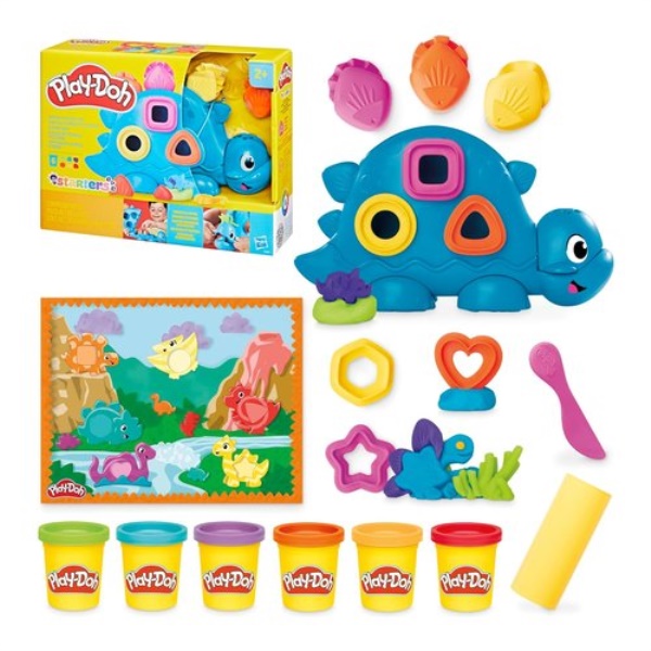 Pasta modellabile Hasbro G04915L00 PLAY DOH Starter Set Dinosauro form