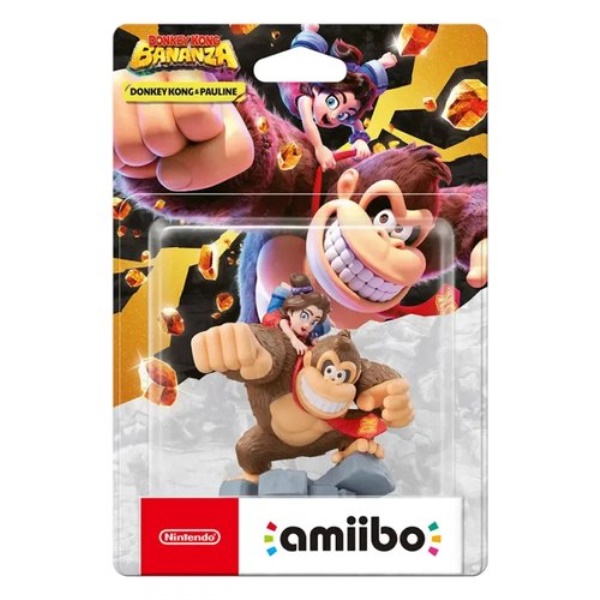 Personaggio interattivo Nintendo 10015108 AMIIBO Donkey Kong & Pauline