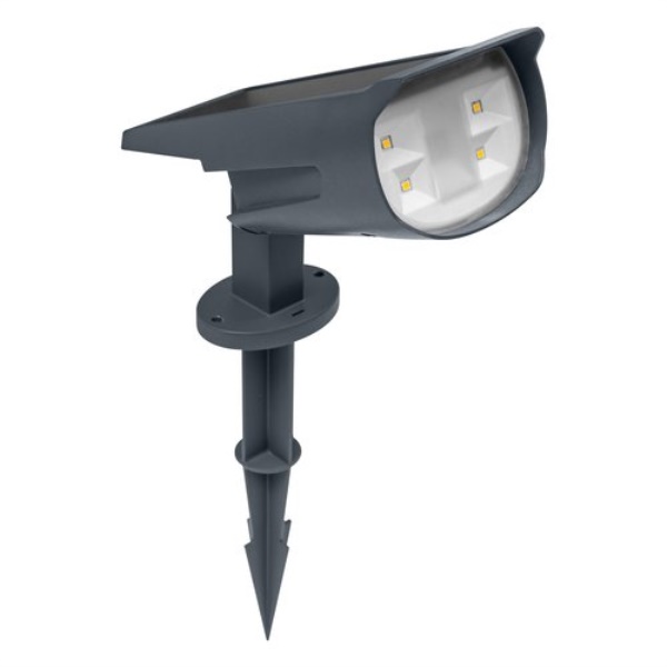 Segnapassi solare Ledvance LUM564169 ENDURA GARDEN SPOT Dark gray