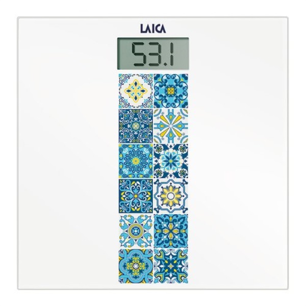 Bilancia pesapersone Laica PS1082B NEW ART Mediterranean Breeze White 