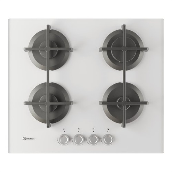 Piano cottura gas Indesit 869991699020 ING 61T WH 1 White