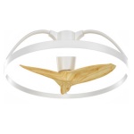 Perenz - Ventilatore soffitto Perenz 7131 B IR White e Wood