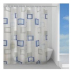 Gedy - Tenda doccia Gedy TVI 1349 1203 FRAME Azzurro e Grigio