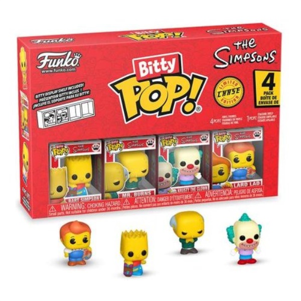Personaggio collezione Funko 85707 POP BITTY Simpson Bart 4 Pack