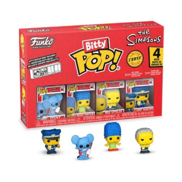 Personaggio collezione Funko 85708 POP BITTY Simpson Itchy 4 Pack