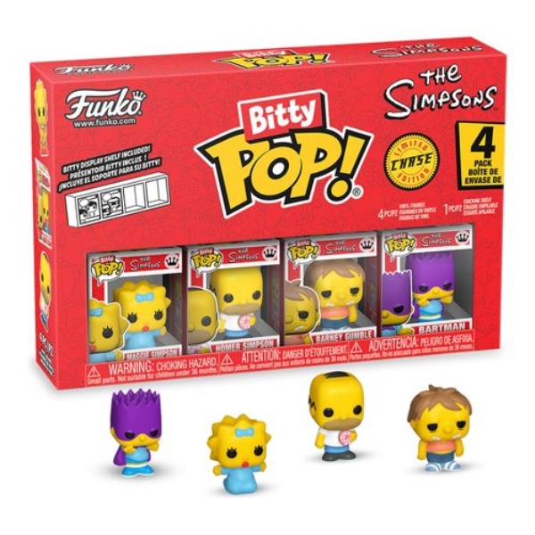 Personaggio collezione Funko 85709 POP BITTY Simpson Maggie 4 Pack