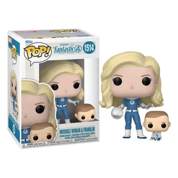 Personaggio collezione Funko 83583 POP MOVIES Fantastic Four Invisible