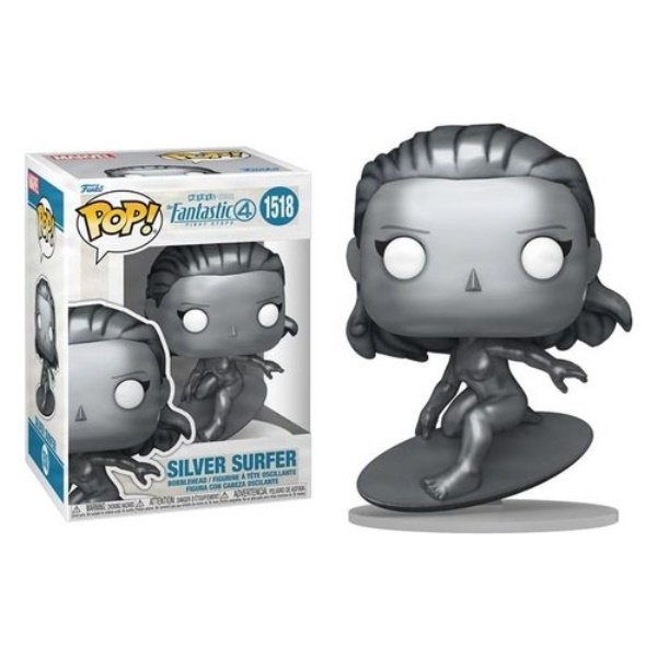 Personaggio collezione Funko 83587 POP MOVIES Fantastic Four Silver Su