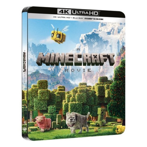 Blu Ray 4K Film Minecraft (Un) Steelbook 2 'Day Scene' (4K Ultra Hd + 