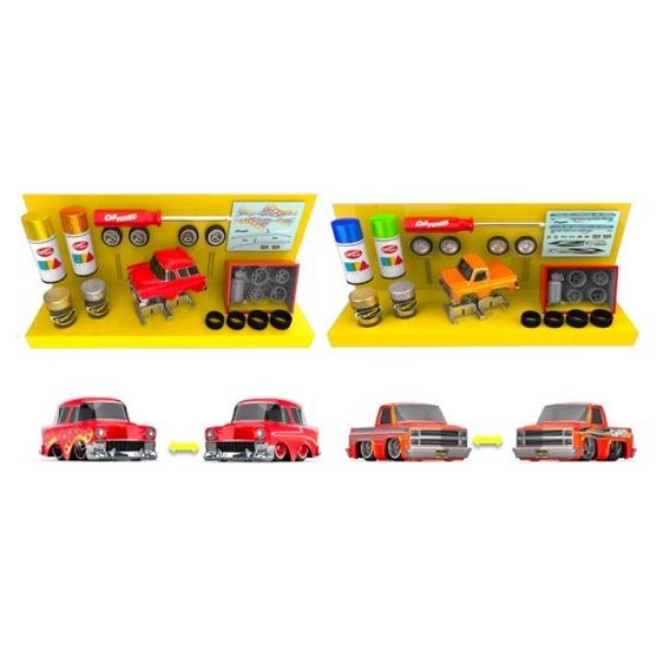 Garage Playset Mga 541769 CAR TUNED Custom Shop Castworks Assortito