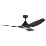 EGLO - Ventilatore soffitto Eglo 35127 TUNITAS Nero opaco