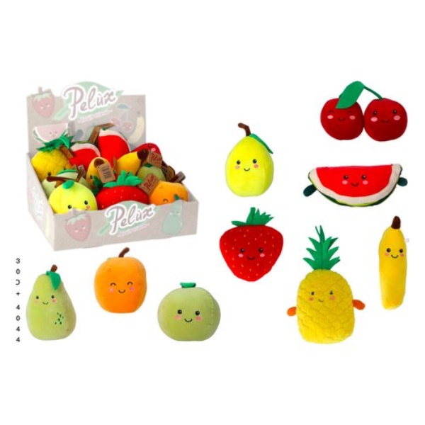 Peluche Globo 83523 PELUX Frutta con faccina Assortito