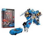 Globo - Personaggio Globo 43032 W’TOY Robot Traxfigure Auto sportiva Assortito