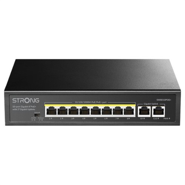 Switch di rete Strong SW8010POE+ Black