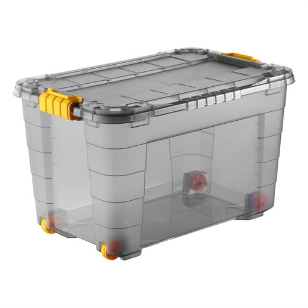 Contenitore Tontarelli 8034937AEUM05 4UP con ruote Trasparente fumè