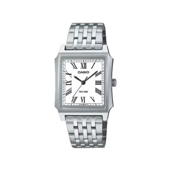 Orologio Casio MTP B190D 7BVEF White e Silver