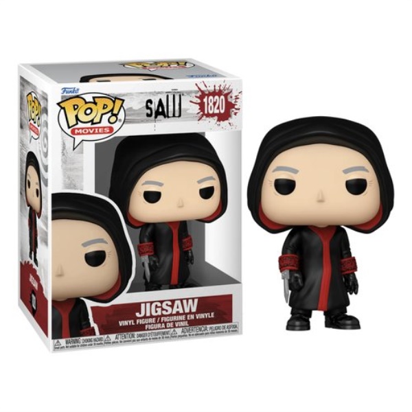 Personaggio collezione Funko 80692 POP MOVIES Saw Jigsaw with Chase 18