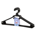 Tontarelli - Set grucce Tontarelli 9092969006 EASY con supporto porta cravatte Nero