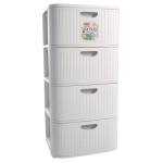 Stefanplast - Cassettiera salvaspazio Stefanplast 90100 DOMUS HOME COLLECTION 4C Bia