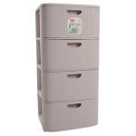 Stefanplast - Cassettiera salvaspazio Stefanplast 90101 DOMUS HOME COLLECTION 4C Gre