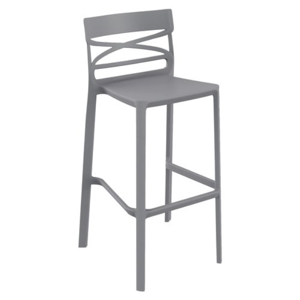 Sgabello Ambienta 07 GA 07GRI FLOW Grigio Metal