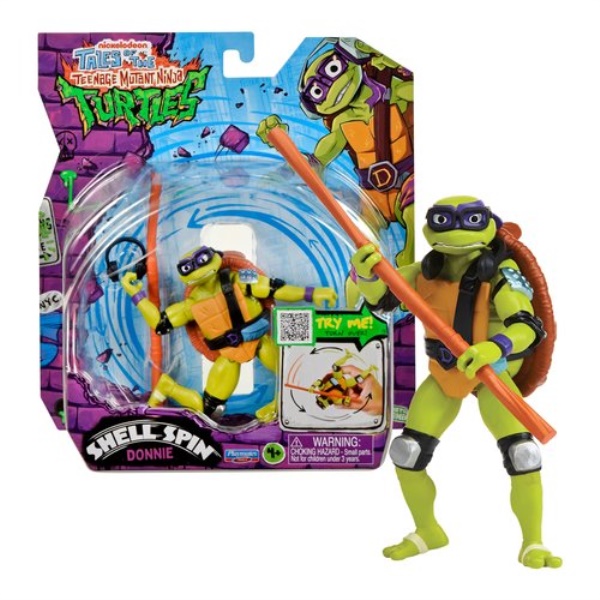 Personaggio Giochi Preziosi T0210000 TURTLES Personaggio Shell Spin As