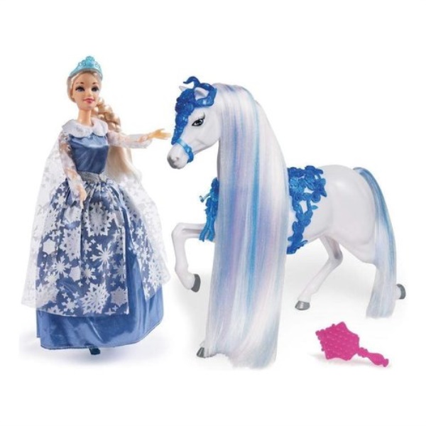 Set bambola Grandi Giochi GG03025 DISNEY PRINCESS Regina dei ghiacci c