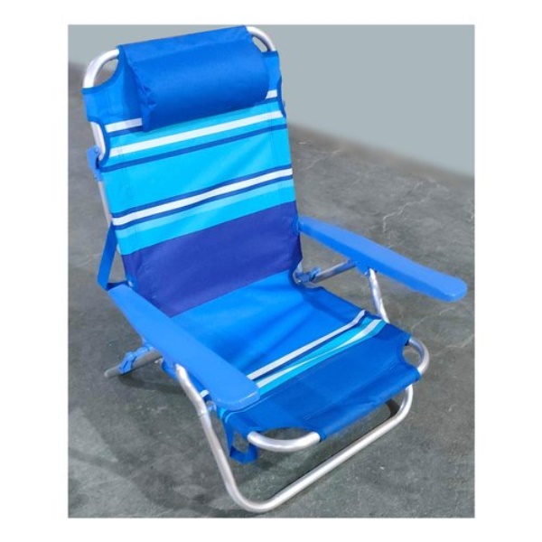 Spiaggina Amicasa SH183 RIGATO Azzurra e Blu