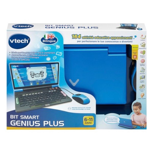 Gioco educativo VTech Electronics 581249 Computer Bit smart Genius plu