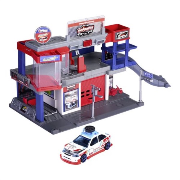 Garage Playset Simba 8504108000 MAJORETTE JDM Legends Tuning 2 piani c