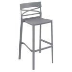 Ambienta - Sgabello Ambienta 07 GA 07GRI FLOW Grigio Metal