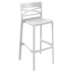 Ambienta - Sgabello Ambienta 07 GA 07BCO FLOW Bianco