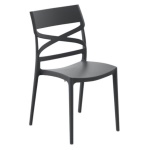 Ambienta - Sedia Ambienta 05 G 07GRI FLOW Grigio metal