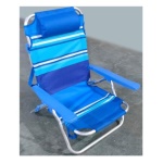 Amicasa - Spiaggina Amicasa SH183 RIGATO Azzurra e Blu