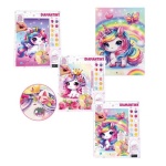 Nice - Set mosaico Nice 90032 DIAMANTINY Quadretto 3D Unicorn Assortito