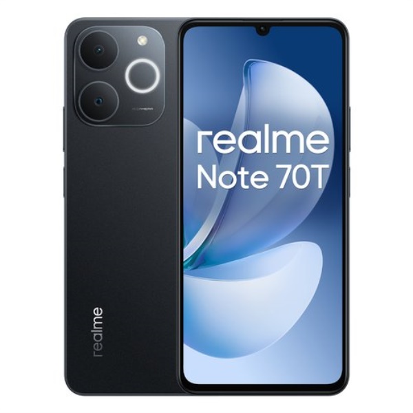 Smartphone Realme 631011007235 NOTE 70T Obsidian black