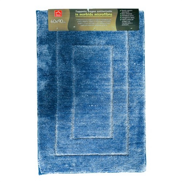 Tappeto bagno Amicasa YM5023 FRAME Art 40 Avio