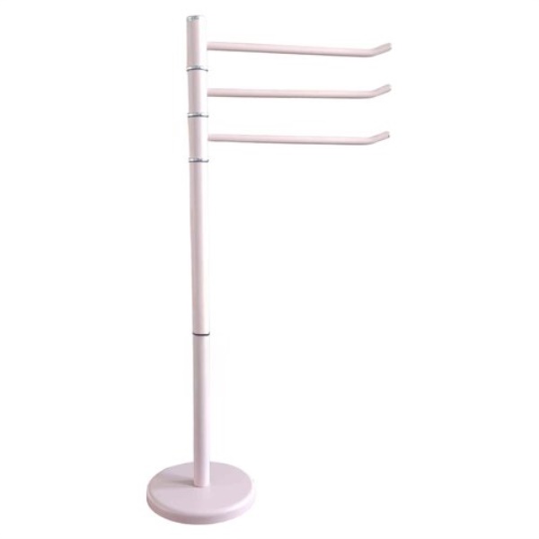 Piantana asciugamani a 3 bracci Mercury 84357 Rosa