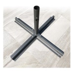 Amicasa - Base ombrellone Amicasa UB050 R SELF OPEN Grigio scuro