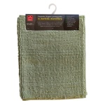 Amicasa - Tappeto bagno Amicasa YM5011 Art 33 Salvia