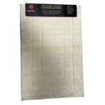 Amicasa - Tappeto bagno Amicasa YM5023 FRAME Art 36 Avorio