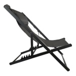 Amicasa - Sedia sdraio Amicasa Art 4 RIMINI Grigio