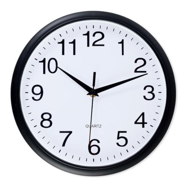 Orologio da parete Mercury 68203 Nero