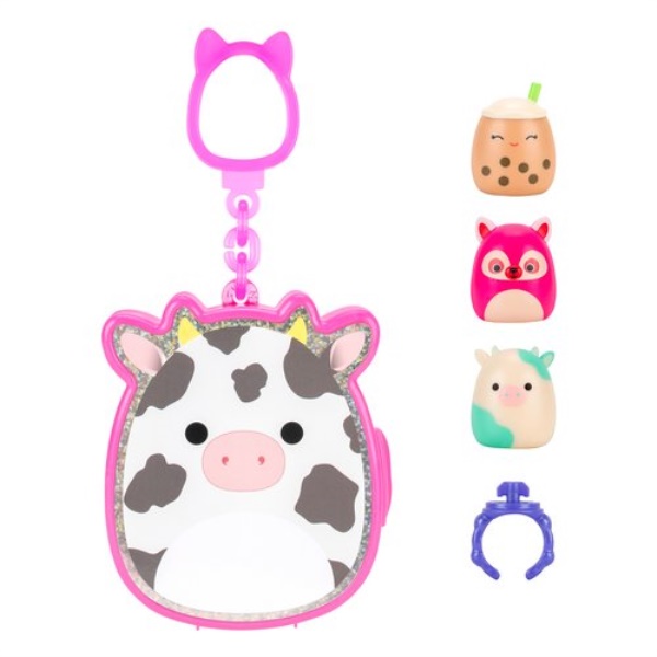 Set personaggi Jazwares SQAL1200 SQUISHMALLOW Squish a longs porta-cha