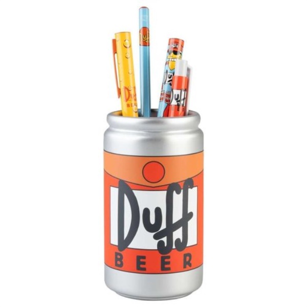 Porta penne Erik LAPSDE07 THE SIMPSONS Duff Beer con set cancelleria A