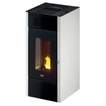 Pegaso - Stufa pellet Pegaso 7023127 SABA 14 T2 White