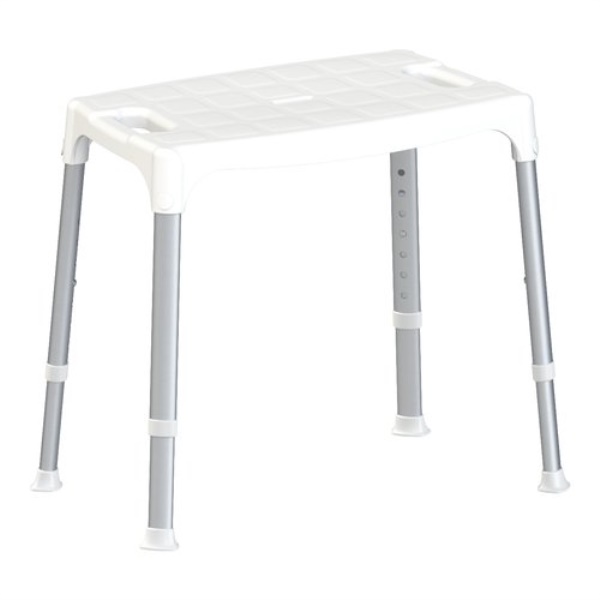 Sedia doccia K Design EH SS PP BX altezza regolabile 39-54 cm Bianco